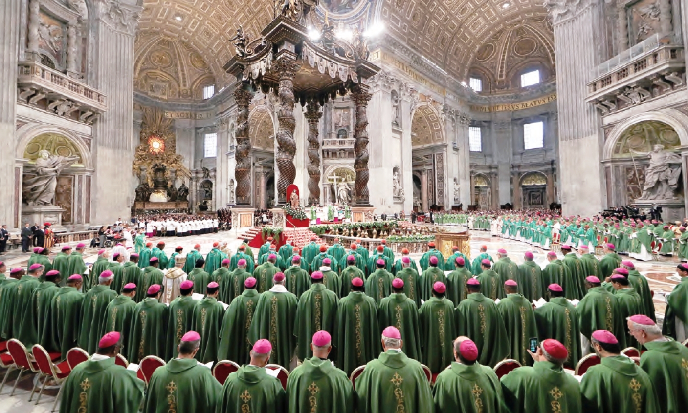 教宗主持世界主教會議閉幕彌撒 聆聽，做近人，作見證！